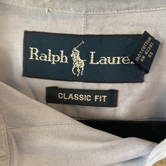 Light blue polo Ralph Lauren shirt pink horse - Picture 3 of 6